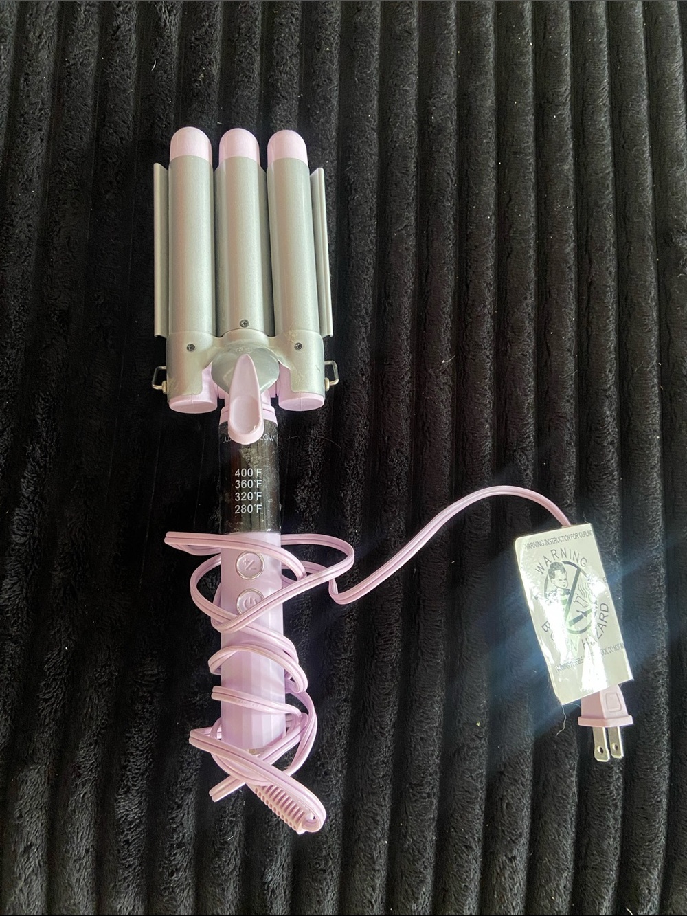 Pink Triple Barrel Waver Hair Styler - Women Hair Styling